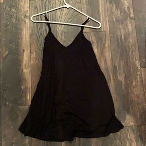 Black flowy romper